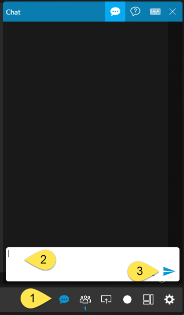 Bild: Konferenz-Chat