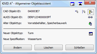 Objektassistent - Änderung