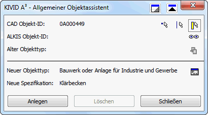 Objektassistent - Anlegen