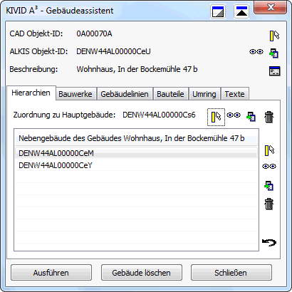 Gebäudeassistent - Hierarchien