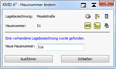 Lagebezeichnungsassistent - Allgemein