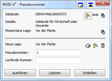 Lagebezeichnungsassistent - Allgemein