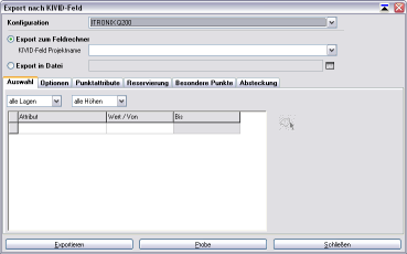 Bild: Export nach KIVID-Feld