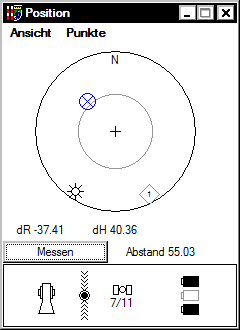 Bild: GNSS Absteckung Bewegung