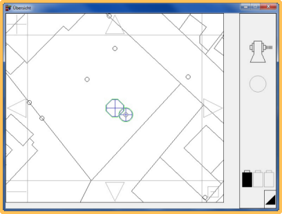 Bild: Anzeige der aktuellen Position (Grafik)